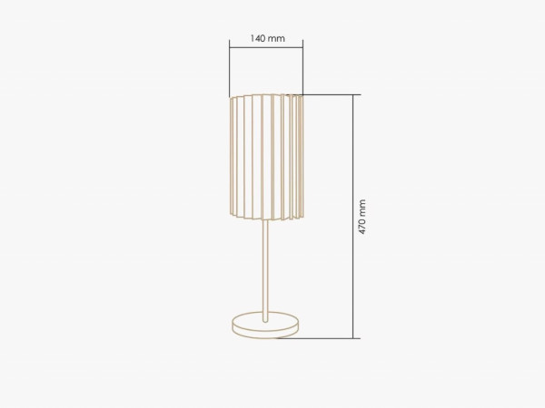 Настольный светильник ROTOR TABLE LAMP | РОТОР ТЕЙБЛ ЛАМП черный