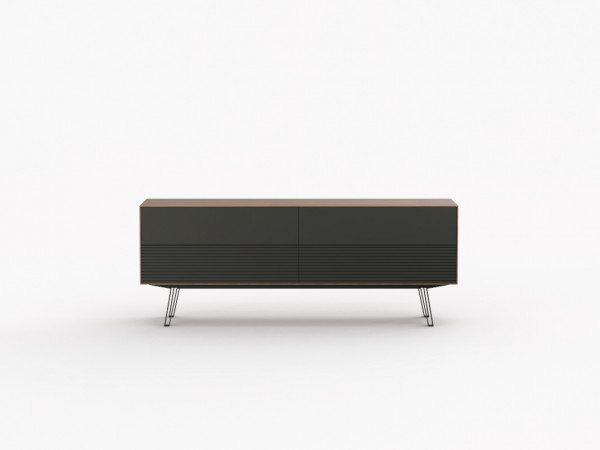 Тумба ТВ RITMO | РИТМО 1680 4 ящика орех/3D графит сканди