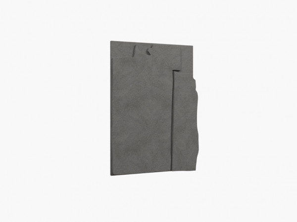 Панно ROCK | РОК 1 677х500 базальт